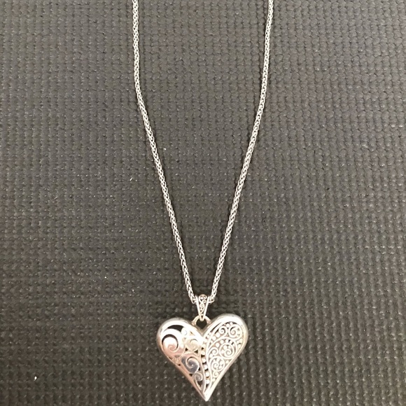 Brighton Jewelry - Brighton Silver Heart Necklace